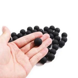 0.50 Inch 1000pcs bag Rubber Ball for Reusable Paintball Balls Training Ball Indoor Sports Game