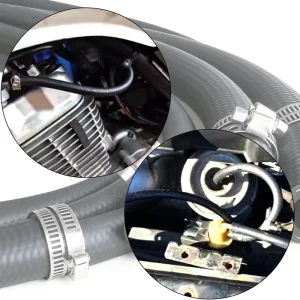 1/4-3/4 Inch 6-25mm NBR Diesel Fuel Vacuum Hose Oil-Resistant Rubber Pipe for Auto Motorcycle Truck Van