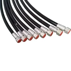 1/4”-8” Hydraulic Oil Flexible High-Pressure Rubber Hose