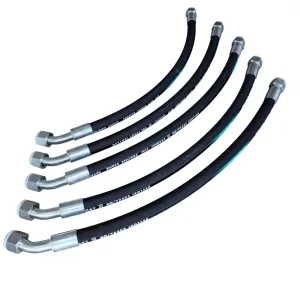 1/4 to 2-Inch Flexible Rubber Hydraulic Hose
