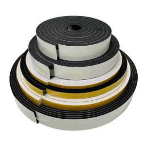 1 mm to 12 mm Rubber Adhesive Door and Window Weather Stripping Soundproof Insulation Foam Tape