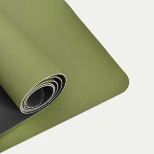 1.5mm Ultra-thin Rubber Yoga Mat 185cm Portable Travel Outdoor Foldable with Posture Guidance Line Customizable Logo Engraving