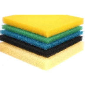 10 60PPI Open Cell Bio Sponge Foam Air Filter Sponge Sheet PU Foam Water Filter Cut Size Foam Filter Polyurethane Foam Sponge