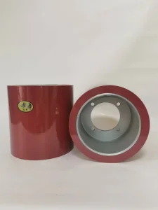 10 inch Rubber Roller for Rice Mill Machine Parts High Temperature Resistance Cutting Service Red White Brown Roaring Lion Brand