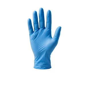 100 Box 3Mil Coated Low Price Blue Disposable Black Textured Fingertips Latex Free Nitrile Gloves Powder Free