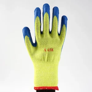 10G Latex Construction Safety Gloves Natural Rubber Anti Slip Work Gloves for General Labor Logistics Farming