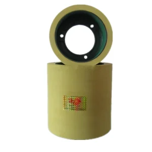 10inch Cast Iron Drum Double lion Rice Rubber Roller