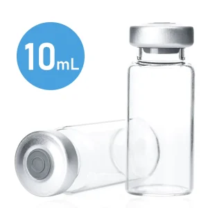 10ml Sealed Small Medicine Bottle Clear Glass Ready to Fill