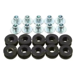10pcs Motorcycle Rubber Grommets Bolt for Honda Yamaha Suzuki Kawasaki Fairing Auto Parts Accessories