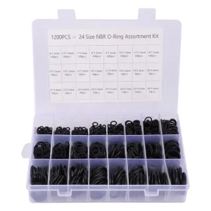 1200Pcs NBR Seal Ring Kit Rubber O Ring Gasket Sealing Ring Set Irrigation Water Connector Washer