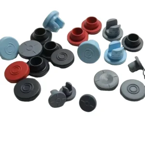 13mm 20mm Grey Red Blue Medical Butyl Rubber Bottle Stopper for Vials Non Spill Crimp Closure