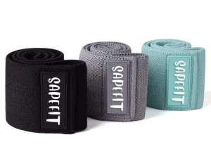 15inch Gym Fitness Workout Elastic Rubber Bands Strength Training Exercise Latex Resistance Bands Blue gray black