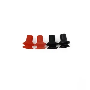 15mm 1.5 Bellows High Quality Silicone Molded Parts Bellow Type Vacuum Rubber Suction Cups