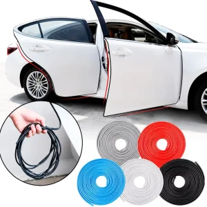 16ft U-Shape Car Door Edge Guard Molding Trim Rubber Seal Strip with Adhesive Backing