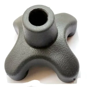 19mm Plastic Aluminum Alloy Walking Stick Small Four-Corner Pad Crutch Base Foot Cover