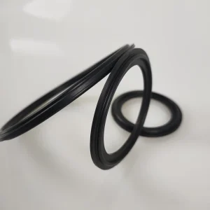 2-inch Sanitary EPDM Tri-Clamp Gasket Black Silicone EPDM for Dairy Food Beverage and Pharmaceutical Pipes