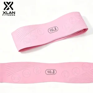 20 50LB Silicone Elastic Resistance Bands Heavy Duty Hip Bands Fitness Band for Strength Training Pilates Physical Therapy