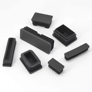 20*80mm Injection Molded High Temperature Tube Rubber Plug with Clear Tapered Caps and Holes Silicone Plugs