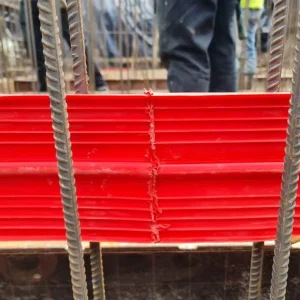200mm Width Blue and Yellow Dum Bell Water Stop PVC Water Stop Belt for Concrete Joint Sealing