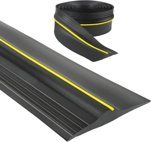 20FT Universal PVC Garage Door Threshold Seal Strip Kit Waterproof Bottom Rubber Weather Stripping Replacement