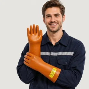 20kV High/Low Voltage Electrician Insulated Gloves Synthetic Rubber for Power Mining Labor Protection