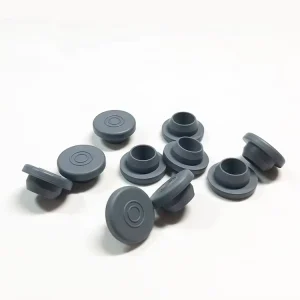 20mm Bromobutyl Rubber Stopper for 10ml Tubular Glass Vial Sealed