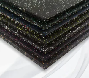 20mm EPDM Used Rubber Gym Floor Tiles Black Color Mats Gym Equipment