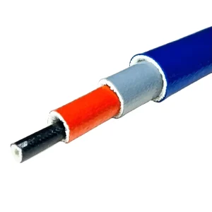 20mm Red Oxide Silicone Coated Glass Fire Protection Sleeving