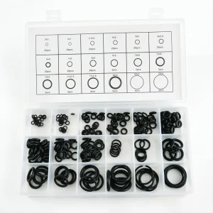 225PCS Rubber O Ring Oil Resistance O Ring Washer Gasket Seals Watertightness Assortment Different Size