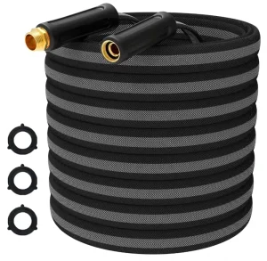 25 50 75 100FT 5 8″ Lightweight UV Resistant Garden Hose High Pressure Durable Kink Free Water Pipe for Watering & Car Washing