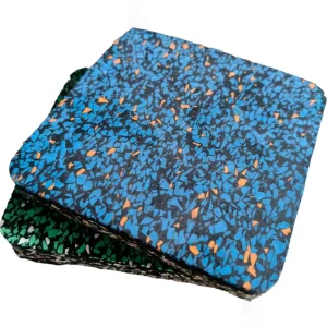25MM Multicolor Composite Rubber Mat EPDM Speckled Shock-Absorbing Gym Floor Mat