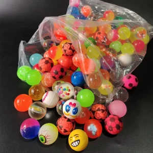 25mm Mixed Style Solid Round Rubber Balls Colorful Bouncing Balls Promotional Toy for Vending Machines