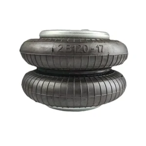 2B120-17 Universal Double Convoluted Rubber Air Ride Bag Bellow Spring Suspension Shock Absorber Lift Air Suspension Kit