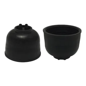 2PCS Waterproof DustProof Cover Rubber Anti Dust Sealing for 45mm 45mm Car LED HID Headlight Cover