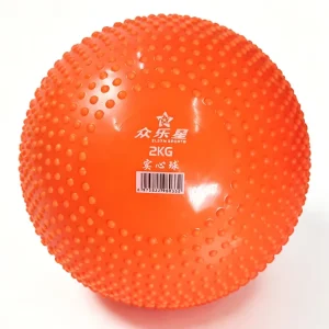 2kg Non inflatable Solid Rubber Shot Put Wear Resistant Throwing Ball For School Competitions Customizable Factory Supply