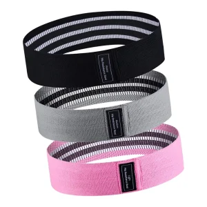 3 Piece Set Home Exercise Equipment Fitness Booty Bands Loop Elastic Fitness Natural Rubber Expander Resistance Bands Home