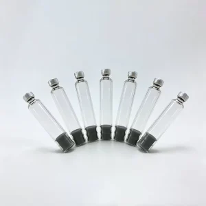 3 ml Glass Cartridge Bottle Sterile Cassette Vials with Aluminum Cap Rubber Stopper Use
