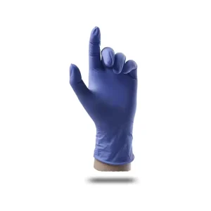 3.5g Ice Blue Exam Nitrile Gloves Latex Free Type B Anti Cut Waterproof