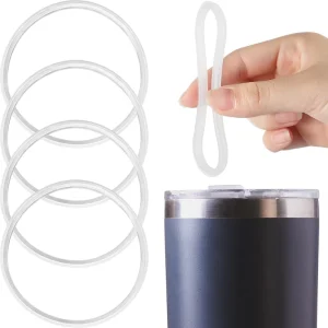 30 oz Replacement Rubber Lid Ring Gasket Seals Leak Proof Silicone O Ring Seal Rings for Insulated Stainless Steel Tumbler Cup
