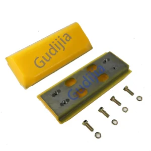 320 Split Yellow Rubber Track Pads for Pavers