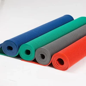 3G PVC Roll Door Mat 5mm Thick Modern Washable Cushioned Anti Slip with Customized Color for Swimming Pool and Home Use