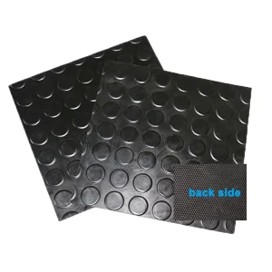 3Mm Thickness Pattern Rubber Sheet Rubber Coin Floor Sheet Mat