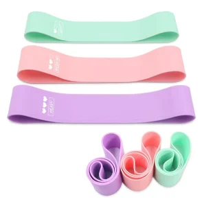 3PCS Elastic Rubber Bands Strength Equipment Training Workout Exercise Gym Fitness Resistance Bands Set
