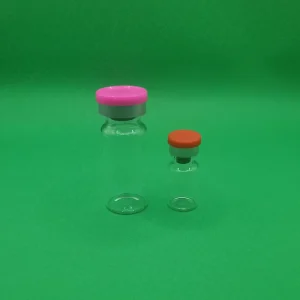 3ml 10ml Tubular Low Borosilicate Medical Clear Glass Vials with Rubber Stopper for Pharmaceutical Injection