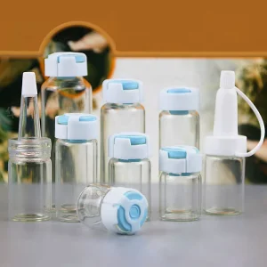 3ml 5ml 7ml 10ml 15ml 20ml Glass Pharmaceutical Vial for Injection with Rubber Cap Freeze dried Powder Medicine Glass Bottle