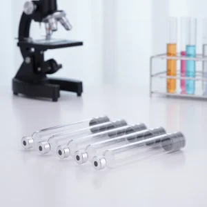3ml Sterile Empty Cartridge for Liquid Packaging with Stopper, Screen Printing, and Transparent Finish
