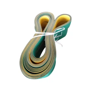 3mm 4mm Endless Double-Sided Green Yellow Green Nylon Transmission Flat Drive Belt