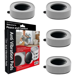 4-Piece Anti-Vibration Non-Slip Rubber Pads for Washing Machines