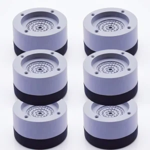 4-Piece Anti-Vibration Rubber Foot Pads for Washing Machines