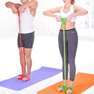 4 Resistanc Elastic Pull Ropes Exerciser Belly Home Gym Sport Training Elastic Bands Resistance Band for Fitness